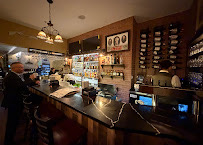 The bar counter inside Villa Italiana